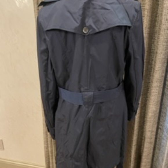 Cole Haan NWT Trench Coat Medium in Ink - Picture 3 of 6